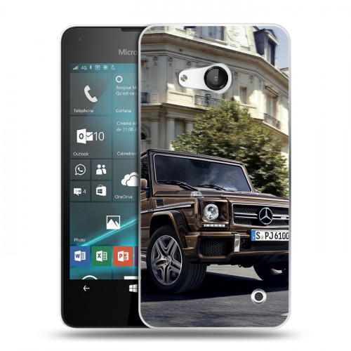 Дизайнерский пластиковый чехол для Microsoft Lumia 550 Mercedes