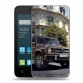 Дизайнерский силиконовый чехол для Alcatel One Touch Pixi 4 (4) Mercedes