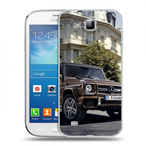 Дизайнерский пластиковый чехол для Samsung Galaxy Premier Mercedes