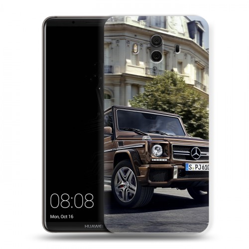 Дизайнерский пластиковый чехол для Huawei Mate 10 Mercedes