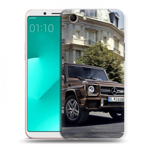 Дизайнерский пластиковый чехол для OPPO A83 Mercedes