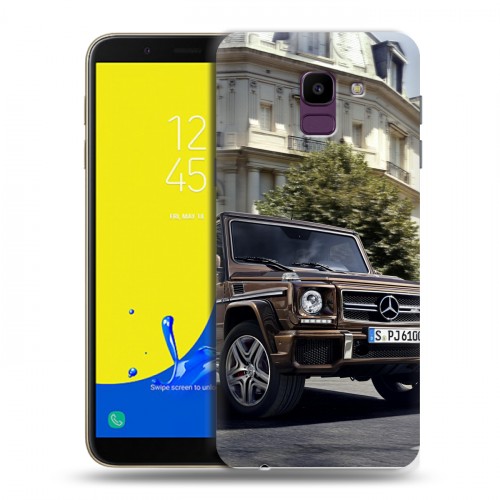 Дизайнерский пластиковый чехол для Samsung Galaxy J6 Mercedes