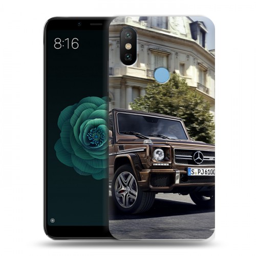 Дизайнерский силиконовый чехол для Xiaomi Mi A2 Mercedes