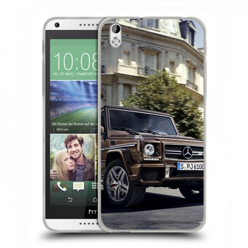 Дизайнерский пластиковый чехол для HTC Desire 816 Mercedes