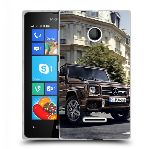 Дизайнерский пластиковый чехол для Microsoft Lumia 435 Mercedes