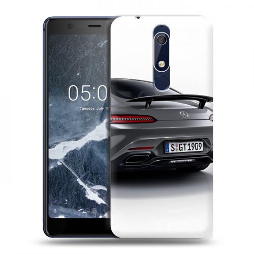 Дизайнерский пластиковый чехол для Nokia 5.1 Mercedes