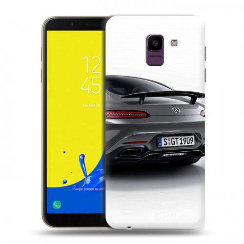 Дизайнерский пластиковый чехол для Samsung Galaxy J6 Mercedes