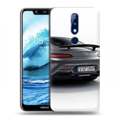 Дизайнерский силиконовый чехол для Nokia 5.1 Plus Mercedes