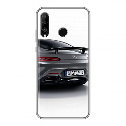 Дизайнерский силиконовый чехол для Huawei P30 Lite Mercedes