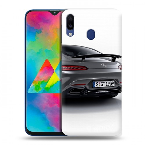 Дизайнерский пластиковый чехол для Samsung Galaxy M20 Mercedes