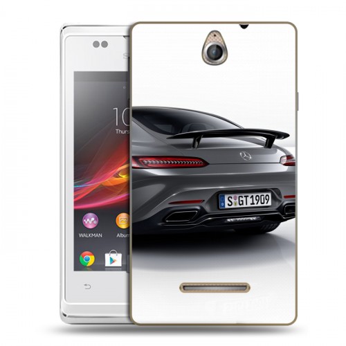 Дизайнерский пластиковый чехол для Sony Xperia E Mercedes