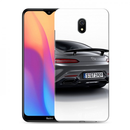 Дизайнерский силиконовый с усиленными углами чехол для Xiaomi RedMi 8A Mercedes