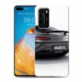 Дизайнерский пластиковый чехол для Huawei P40 Mercedes