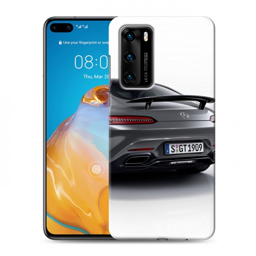 Дизайнерский пластиковый чехол для Huawei P40 Mercedes