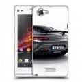 Дизайнерский пластиковый чехол для Sony Xperia L Mercedes