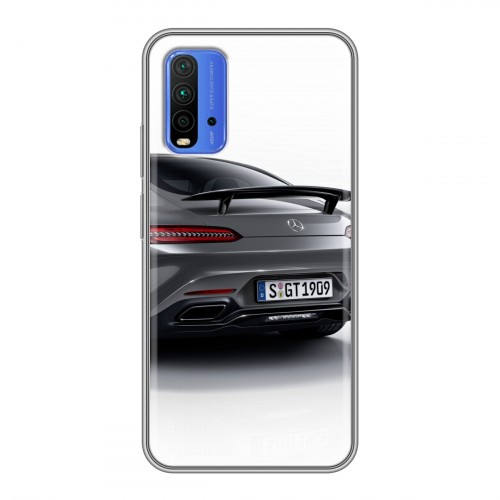 Дизайнерский силиконовый чехол для Xiaomi RedMi 9T Mercedes