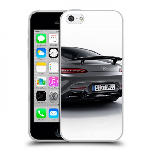 Дизайнерский пластиковый чехол для Iphone 5c Mercedes