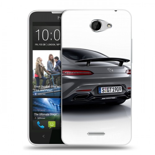 Дизайнерский пластиковый чехол для HTC Desire 516 Mercedes