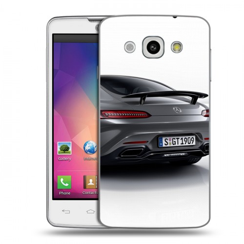 Дизайнерский пластиковый чехол для LG L60 Mercedes