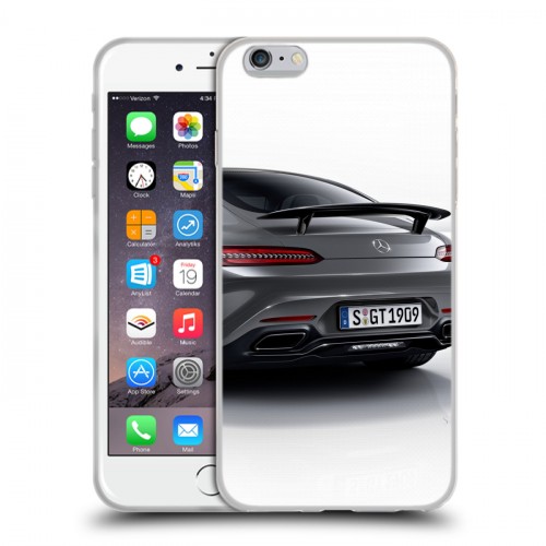 Дизайнерский силиконовый чехол для Iphone 6 Plus/6s Plus Mercedes