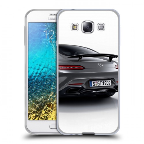 Дизайнерский пластиковый чехол для Samsung Galaxy E5 Mercedes