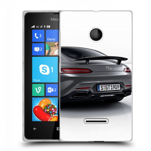 Дизайнерский пластиковый чехол для Microsoft Lumia 435 Mercedes