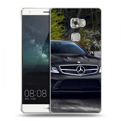 Дизайнерский пластиковый чехол для Huawei Mate S Mercedes