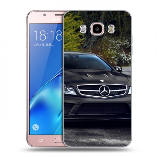 Дизайнерский силиконовый с усиленными углами чехол для Samsung Galaxy J5 (2016) Mercedes