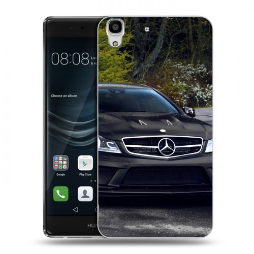 Дизайнерский пластиковый чехол для Huawei Y6II Mercedes