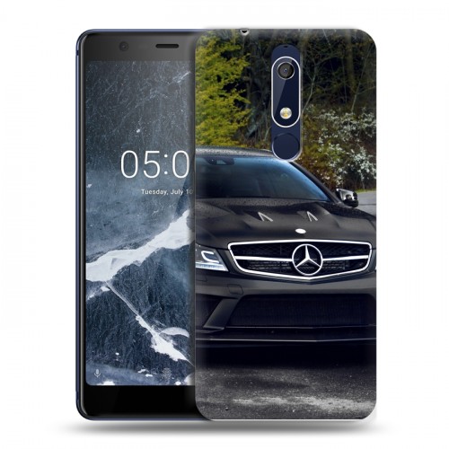 Дизайнерский пластиковый чехол для Nokia 5.1 Mercedes