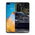 Дизайнерский пластиковый чехол для Huawei P40 Mercedes