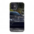 Дизайнерский силиконовый чехол для Iphone 12 Mercedes