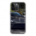 Дизайнерский силиконовый чехол для Iphone 14 Pro Max Mercedes