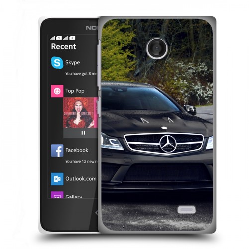 Дизайнерский пластиковый чехол для Nokia X Mercedes