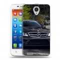 Дизайнерский пластиковый чехол для Lenovo S650 Ideaphone Mercedes