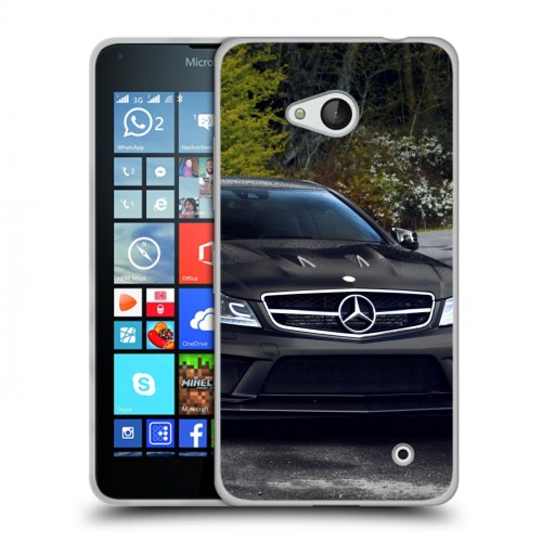 Дизайнерский пластиковый чехол для Microsoft Lumia 640 Mercedes