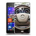 Дизайнерский пластиковый чехол для Microsoft Lumia 540 Mercedes