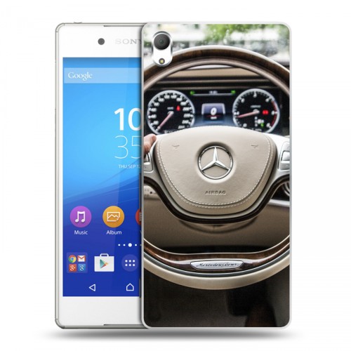 Дизайнерский пластиковый чехол для Sony Xperia Z3+ Mercedes