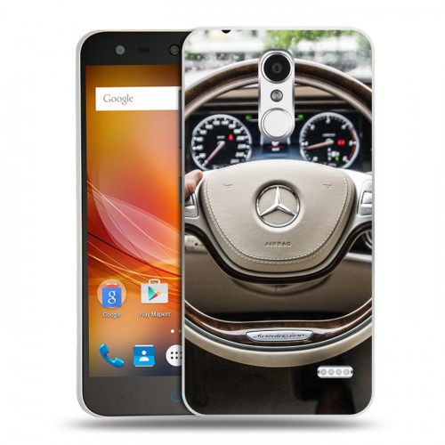 Дизайнерский пластиковый чехол для ZTE Blade X5 Mercedes