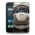 Дизайнерский пластиковый чехол для Alcatel One Touch Pixi 4 (4) Mercedes