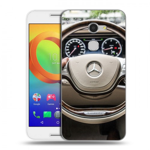 Дизайнерский силиконовый чехол для Alcatel A3 Mercedes