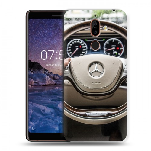 Дизайнерский пластиковый чехол для Nokia 7 Plus Mercedes