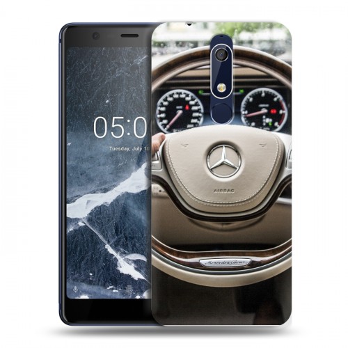 Дизайнерский пластиковый чехол для Nokia 5.1 Mercedes