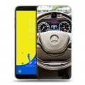 Дизайнерский пластиковый чехол для Samsung Galaxy J6 Mercedes