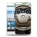 Дизайнерский пластиковый чехол для Huawei Ascend D2 Mercedes