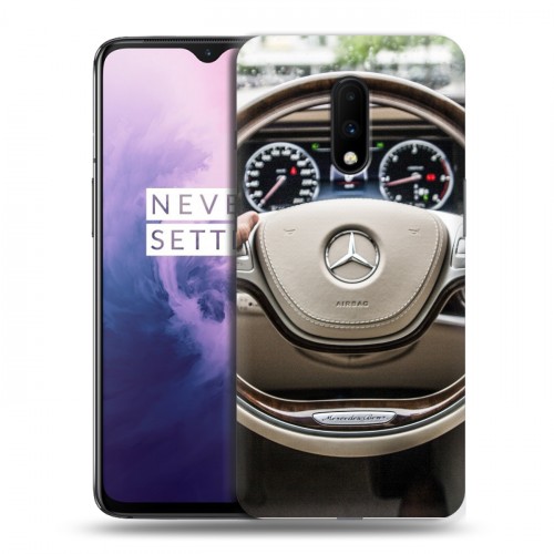 Дизайнерский пластиковый чехол для OnePlus 7 Mercedes