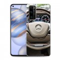 Дизайнерский силиконовый с усиленными углами чехол для Huawei Honor 30 Mercedes