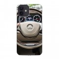 Дизайнерский силиконовый чехол для Iphone 12 Mercedes