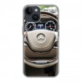 Дизайнерский пластиковый чехол для Iphone 14 Mercedes