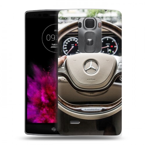 Дизайнерский пластиковый чехол для LG G Flex 2 Mercedes